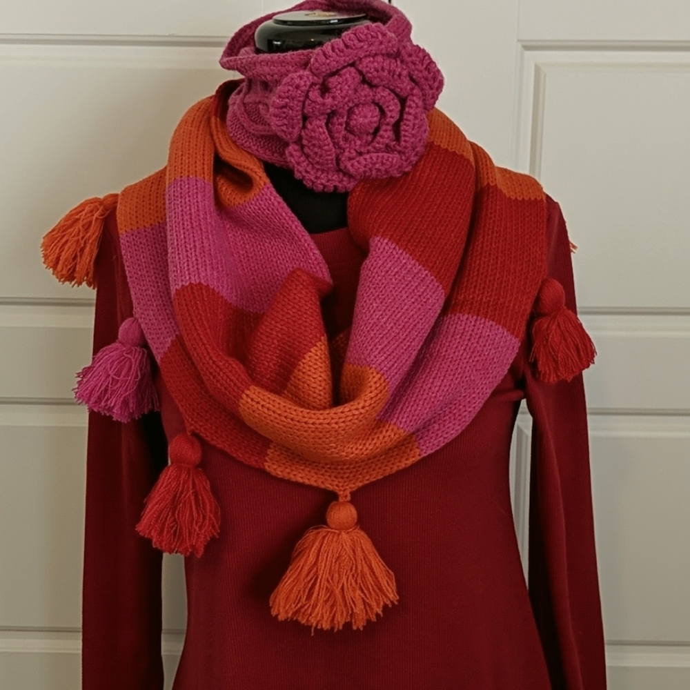 Mud Pie Scarf and Ear Warmer Set